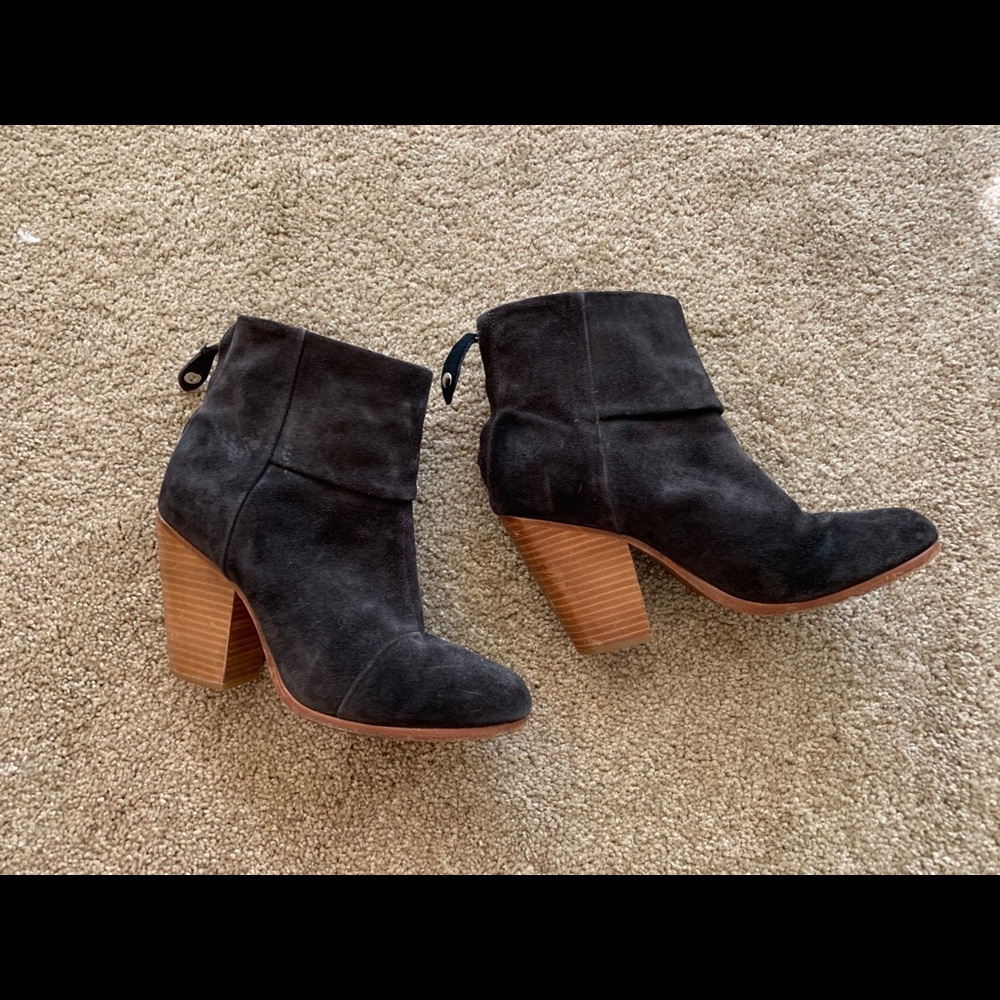 Grey Suede Rag & Bone Boots - size 38